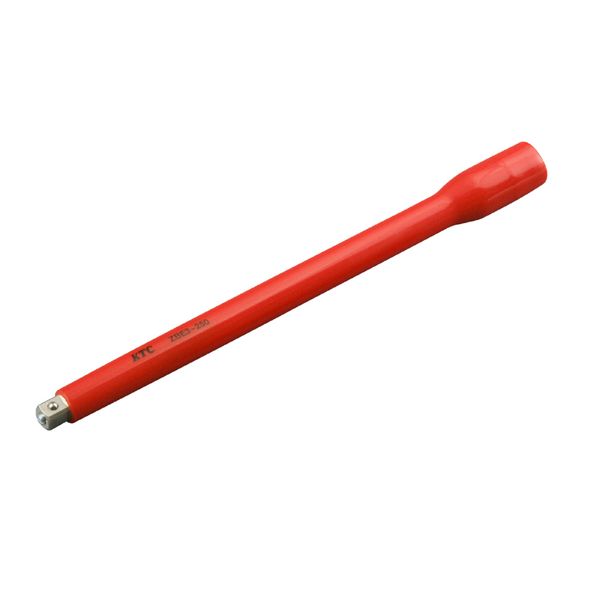 KTC 京都機械工具 9.5SQ 絶縁エクステンション 伸長式 伸びる 可変式 延長 バー 250mm ZBE3-250 絶縁性を持つ9.5mmのスクエアタイプの延長バー、長さ250mm 電気作業やメンテナンスに最適なツールです 使いやすさと安全性を兼ね備えた、信頼性の高いエクステンションバー