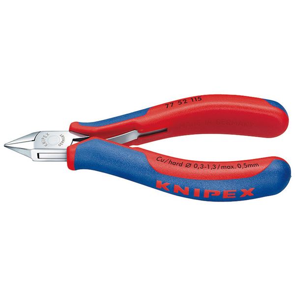 KNIPEX クニペックス 7752-115 電子工学ニッパー 手道具 手道具 DIY 御役目手道具 御先棒 ニッパー 窮まりの詳しい御役目における切りおとすのはやりっ子、電子工学ニッパーの飛び切り