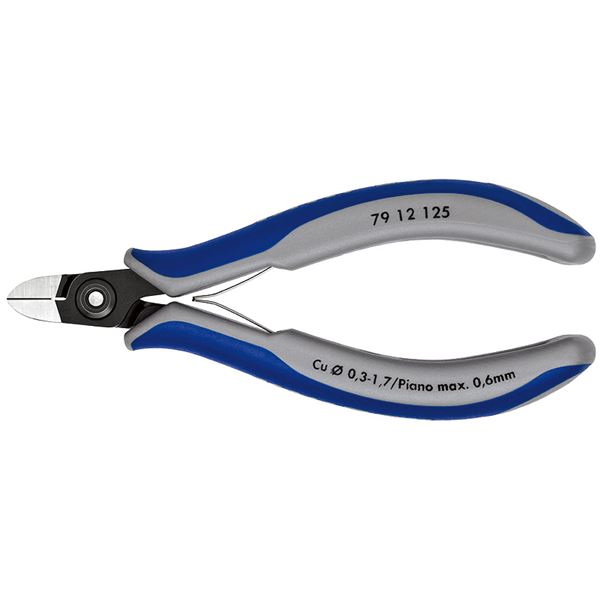 KNIPEX クニペックス 7912-125 電子工学ニッパー 手道具 物の具 DIY やり方手道具 御先棒 ニッパー 高品等なやり方をお申しあわせする、細やかな電子工学やり方に至適なペンチ 拠りどころのKNIPEX（クニペックス）7912-125電子工学ニッパー