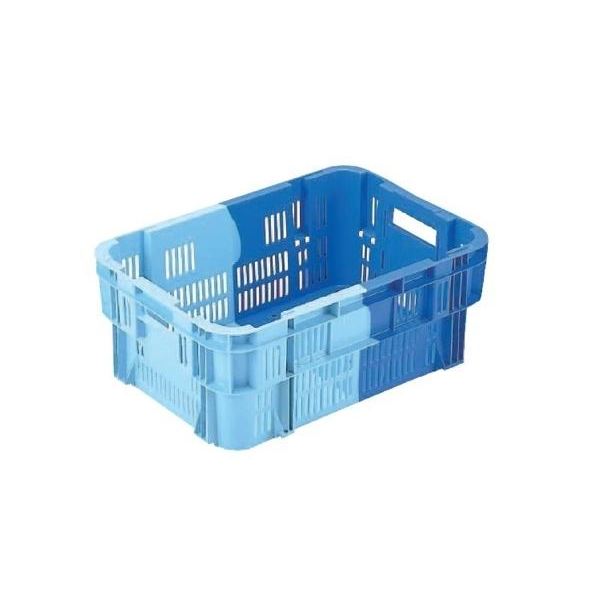 【5個セット】 業務用コンテナボックス/食品用コンテナー 【NF-M215B】 ダークブルー/ブルー 材質:PP 青 便利な業務用コンテナー コンビニや流通業界で活躍する多機能コンテナボックス【5個セット】 食品にも最適なNF-M215Bは、ダークブルーとブルーのカラーバリエーショ|夢の小屋