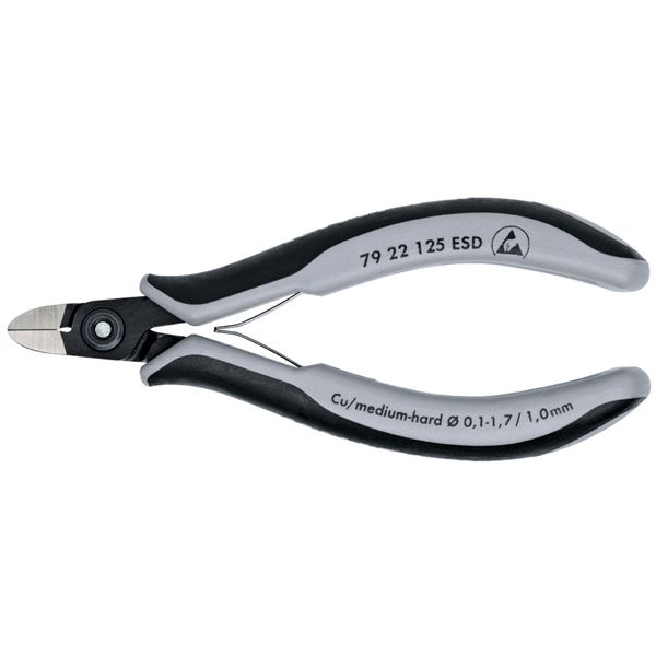KNIPEX クニペックス 7922-125ESD 電子工学ニッパー 手道具 物の具 DIY やり方手道具 御先棒 ニッパー 高品等なやり方をお申しあわせする、細やかな電子工学やり方に至適なペンチ 拠りどころのKNIPEX（クニペックス）7922-125ESD電子工学ニッパー