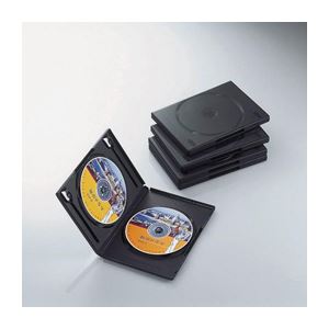 (まとめ) DVDトールケース CCD-DVD05BK【×10セット】 デジタルライフを彩る、スタイリッシュなメディア整理 収納 ソリューション DVDトールケース CCD-DVD05BK【×10セット】