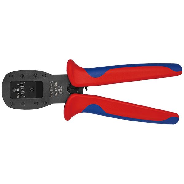 KNIPEX クニペックス 9754-26 平行圧着プライヤー 物の具 物の具 DIY やり方物の具 御先棒 超小型繋ぎにぴったり 豪然たるな圧着力で拠りどころの撃ち当てる 労働者階級遣りくち圧着プライヤー/Mini-Fit R相応う 目覚ましい特性の圧着やり方を現実化