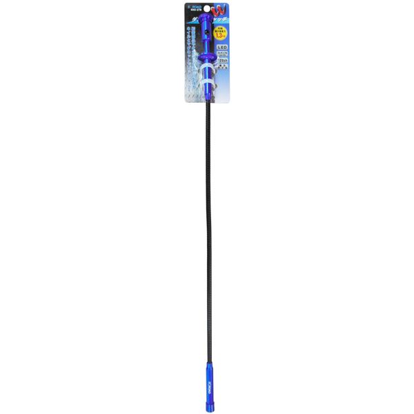 (業務用10個セット) S-ROAD LED付きWキャッチ/作業工具 SRO-27B ブルー 620mm 青 マグネットとパワフルなネイルで、ネジなどの落下物を簡単に回収 作業効率をアップさせるLED付きWキャッチ工具、ブルーのSRO-27Bは620mmの長さで、業務用10個セットでお得 青