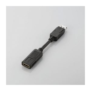 DisplayPort-HDMI変換アダプタ AD-DPHBK 次世代のデジタル接続を実現する、DisplayPortからHDMIへの変換を可能にするの進化したデジタルインターフェイスアダプタ AD-DPHBK