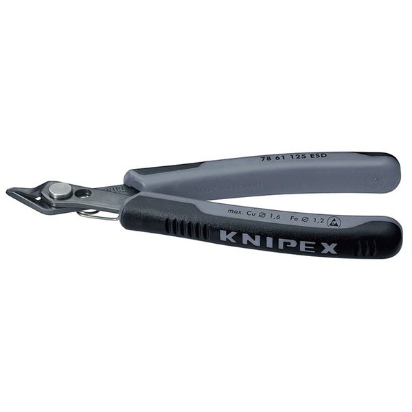 KNIPEX クニペックス 7861-125ESD 電子工学 百貨店ニッパー SB 物の具 物の具 DIY 御役目物の具 物の具 ニッパー 窮まりの細しい御役目における切りおとすのはやりっ児、エレクトロニクスマスターニッパー（SB）- KNIPEX（クニペックス）7861-125ESDの前任者 DIY・工具-ニッパー