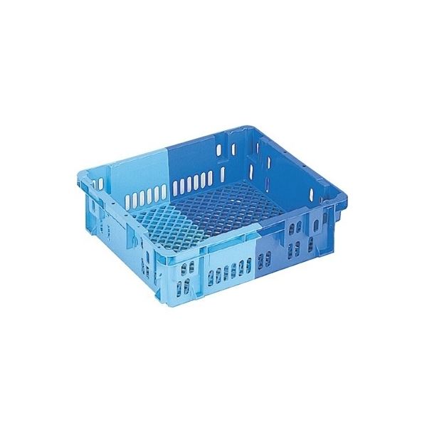 業務用コンテナボックス/食品用コンテナー 【NF-M25】 ダークブルー/ブルー 材質：PP 青 便利な業務用コンテナー コンビニや流通業界で活躍する多機能コンテナボックス 食品にも最適 ダークブルー/ブルーのPP素材で高い耐久性 頑丈 青