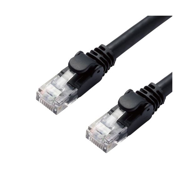 (まとめ) LANケーブル 配線 /CAT6A/スタンダード/5m/ブラック LD-GPA/BK5 【×5セット】 黒 高速光通信を実現する信頼性抜群のCAT6A LANケーブル 5mで自由な設置が可能 スタイリッシュなブラックカラーでインテリアにもマッチ エレコムの高品質なLD-GPA/BK5 5セッ|夢の小屋