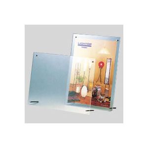 （まとめ） アクリルパンフレット立 CR-PF70-T 1枚入 【×2セット】 あらゆる用途にマッチするオールマイティなスタンダードタイプ 何を入れてもピッタリのアクリルパンフレットスタンド CR-PF70-T 1枚入り、まとめ買い お徳用 でお得な2セット