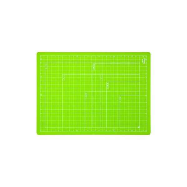 (業務用セット) 折りたたみカッティングマット A4サイズ CTMO-A4-G グリーン【×5セット】 緑 プロ仕様の折りたたみカッティングマット A4サイズ グリーン【業務用5セット】- クリエイティブな作業をサポートする最高品質のカッティングマット です 緑