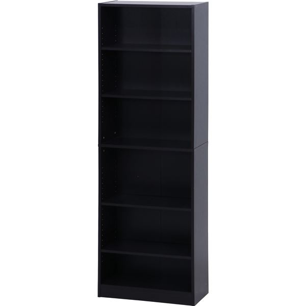 ブックシェルフ 整理 収納 キャビネット 本棚 約幅600×奥行290×高さ1800mm 6段 ブラウン 多目的 リビング ダイニング 書斎 子供部屋 茶 シンプルでスタイリッシュな6段ブラウン本収納棚 リビングやダイニング、オフィスや書斎、子供部屋にもぴったり 幅60cmの多目的ブッ