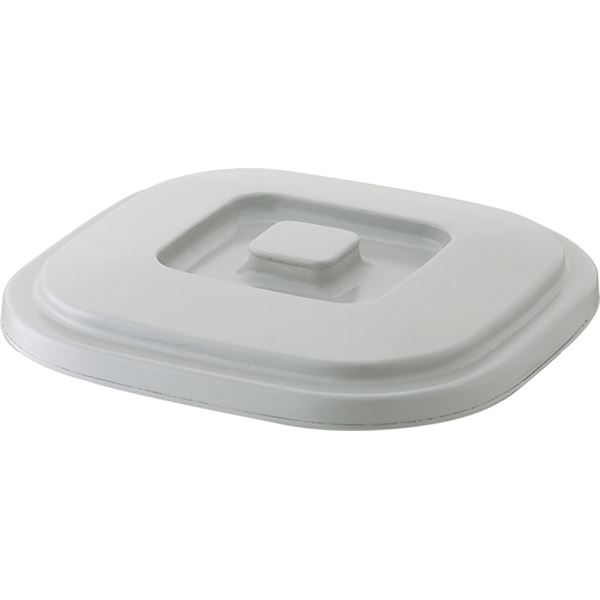 【20】 ポリバケツ/清掃用品 【フタのみ単品 】 10KB用蓋 ライトグレー 角型 『ベルク』 〔家庭用品 掃除用品 業務用〕 多機能であらゆる場面に対応するバケツ用フタ 清潔を保つための必須アイテム【20セット】 ポリバケツや清掃用品にピッタリのフタのみ単品 10KB用蓋、ラ｜夢の小屋