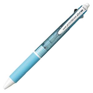 （まとめ） 三菱鉛筆 多機能ペン ジェットストリーム2＆1 0.7mm （軸色：水色） MSXE350007.8 1本 【×10セット】 進化した書き心地の新感覚ボールペン 水色の軸が爽やかな印象を与える 滑らかな書き味で快適な筆記体験を提供 多機能ペンの新たなスタンダード 10セットでお