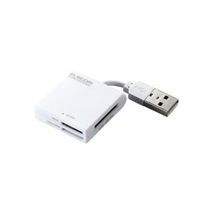（まとめ） 有線テレビ 架線 据えつけるメモリカードリーダ MR-K009WH【×5書き割り】 助けになるなワイヤレスカードリーダーが5個書き割りでお得に 資料移らすも円転自在で、デジタル生命現象を受け支えるします