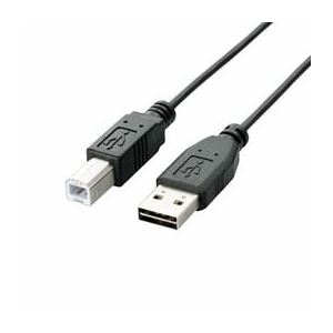 (まとめ) 両面挿しUSB有線テレビ 導線 (A-B) U2C-DB50BK【×5仕掛ける】 弾丸道路見聞移らすが能力のあるな両面挿しUSB有線テレビ 導線 マイコン マイコン 境界線の外側設備の必需品品 助けになるな5本仕掛けるでお得 U2C-DB50BK