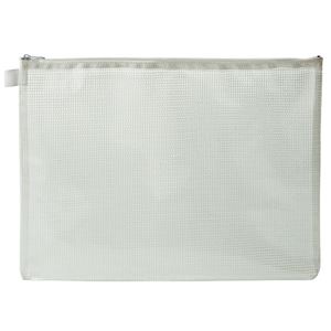 （まとめ） TANOSEE メッシュケース A4 タテ260×ヨコ345mm 白 1枚 【×10セット】 オフィス整理整頓をサポートする便利な収納アイテム A4サイズのメッシュケースで文書や書類をスマートに収納 理想的なサイズで清潔感を演出 多様な用途に対応し、10セットでお得に提供 仕