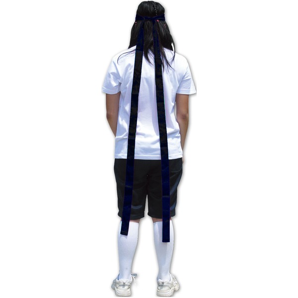 (まとめ) 鉢巻/はちまき 【ロング丈 長い 長尺 】 巾40mm×3m 綿100% ブラック(黒) 【×30セット】 黒 学校行事やイベントに最適 スタイリッシュなブラックのロング丈鉢巻 体育祭や発表会で輝くための必須アイテム 幅広40mm×長さ3mの綿100%素材で快適な装着感 小中高生に