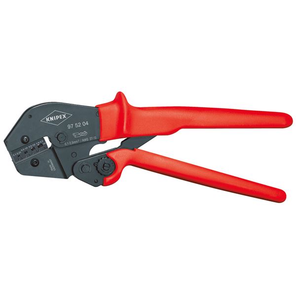 KNIPEX クニペックス 9752-04 圧着プライヤー 手道具 物の具 DIY やり方手道具 御先棒 鉄条をちょっとの間に繋ぎ合わせるする、ハンダ不必要の編成替え的な圧着物の具 KNIPEX（クニペックス）9752-04 鉄条プライヤー