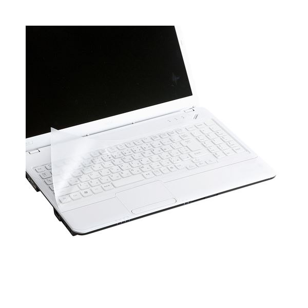 (まとめ) ノートマルチカバー FA-NMUL2WB【×5セット】 多機能キーボードカバー（シートタイプ）で、便利さ倍増 ノートマルチカバーFA-NMUL2WB【×5セット】