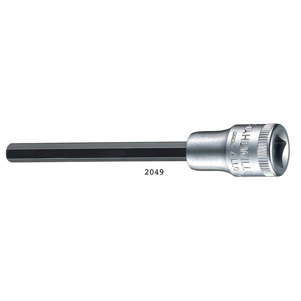 STAHLWILLE スタビレー 2049-4 3/8SQ インヘックスソケット 02151004 工具 作業工具 ツール DIY STAHLWILLEの2049-4は、パワフルで耐久性に優れた3／8SQインヘックスソケット プロフェッショナルに必携のツールで、作業現場でのパフォーマンスを最大限引き出し、スムーズな