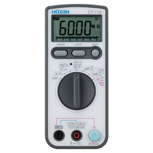 HOZAN DT-119 デジタルマルチメータ 工具 ツール DIY 作業工具 道具 進化したテクノロジーと高精度のデジタルマルチメータDT-119が、あなたの手に革命をもたらします 信頼性と使いやすさを追求し、さらなる進化を遂げた最新モデル 幅広い計測機能と高速応答で、あらゆる電｜夢の小屋