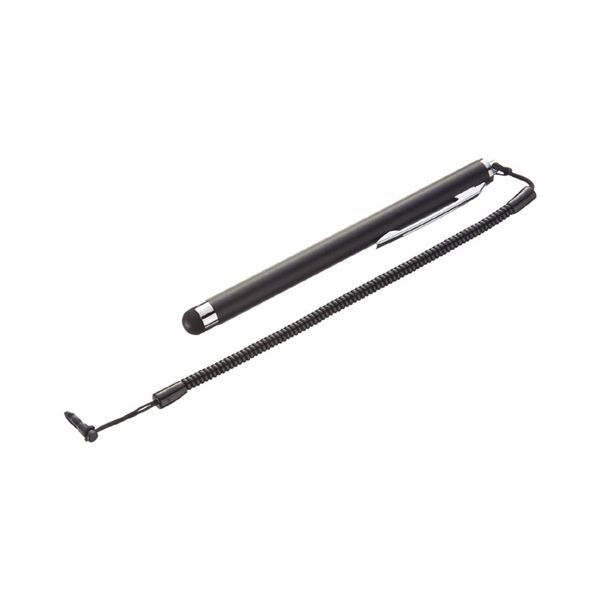 (まとめ) スマートフォン＆タブレット用タッチペン(ブラック) PDA-PEN25BK【×2セット】 黒 画期的なPDA・電子辞書の相棒 スマホ＆タブレット用タッチペン(ブラック)2本セット 使いやすさとスタイリッシュさを兼ね備えたアクセサリ 黒