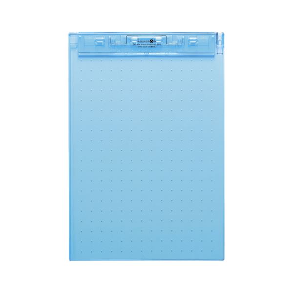 （まとめ） リヒトラブ AQUA DROPs 超薄型クリップボード A4判タテ型 A-5067-8 青 1枚入 【×5セット】 スリムで重ねてもスペースを取らない超薄型クリップボード 持ち運びもラクラクでスタイリッシュな青いカラー 1枚入りのセットで5セットもお得 仕事や学校、日常のオー