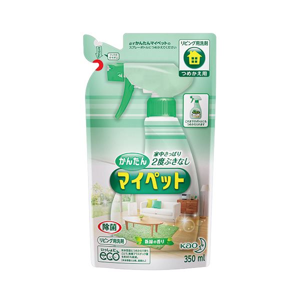 （まとめ） 花王 かんたんマイペット つめかえ用 350ml 1本 【×20セット】 簡単なペットのお手入れに最適 住まいに優しい洗剤・衛生用品、住まい用洗剤のつめかえ用が20本セットで登場 花王の商品、ペットのお世話が簡単になる350mlの使いやすいボトルで、お得なセットで