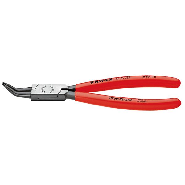 KNIPEX クニペックス 4431-J42 穴用 スナップリングプライヤー 45゜ 手道具 手道具 DIY 御役目手道具 御先棒 ペンチ 飾り気の無いに据え置き外しができる 穴用スナップリングプライヤー、あなたの御役目を能率化