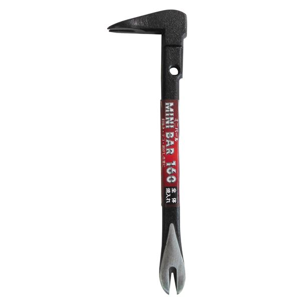 (業務用30個セット) H＆H ミニバール/梃子 【全長：160mm】 全体焼入れ HMB-160 〔DIY用品/大工道具〕 多用途な作業の必需品 便利な作業工具セット30個 力強いミニバールで釘抜き・てこ・剥がし作業をサポート 全長160mmの全体焼入れで耐久性抜群 DIYや大工道具に最適