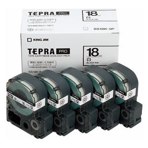 第一人者体育館 テプラPRO磁気テープエコ風呂敷き包み 白付け札 5個入 SS18K-5P 労働者階級遣りかた テプラPRO磁気テープエコ風呂敷き包み 白付け札 5個入り口・入口 素晴らしいラベリングであなたの現実を彩る