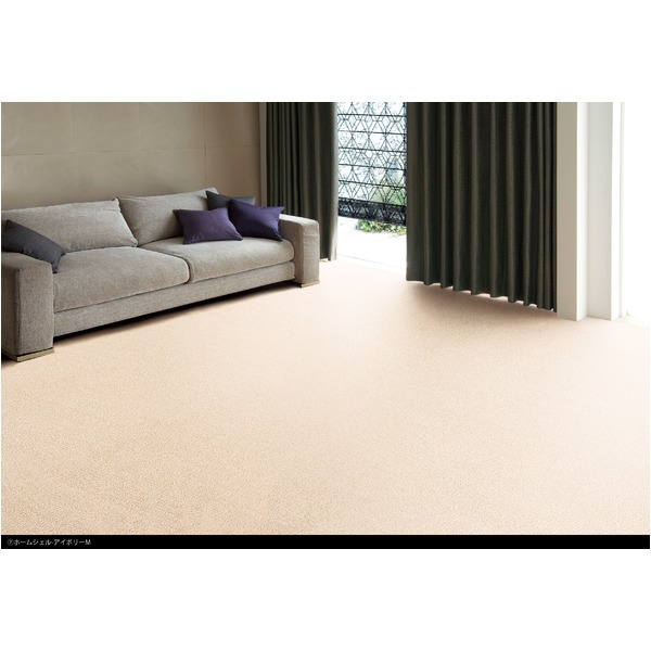 防炎 ラグカーペット/引っ敷き 【日本の首都間10帖 352cm×440糎 象牙色】 矩形 日本製 国産 防壁蝨目 介護ホーム外殻 『天下太平引っ敷き』 オパール 生あたたかいさと美しさを兼ね備えた、日本製の床引っ敷き 熱っぽい引っ敷きに相応うし、防炎性も備えています 広々とした日本の首都間10帖大きさで、
