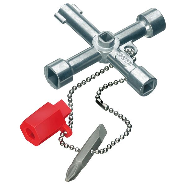 KNIPEX クニペックス 001103 コントロールキャビネット 整理 収納 シェルフ 戸棚 キー 工具 ツール DIY 作業工具 道具 キャビネット 整理 収納 シェルフ 戸棚 と遮断システム用の便利なツール あなたの作業をサポートする最高品質のコントロールキー