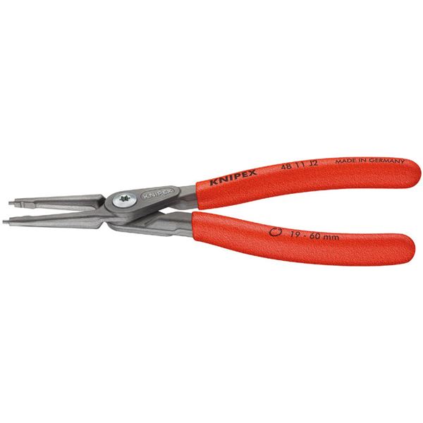 KNIPEX クニペックス 4811-J4 穴用 精密 スナップリングプライヤー 直 SB 工具 ツール DIY 作業工具 道具 プライヤー 耐久性抜群 高負荷にも負けない穴用精密プライヤー ツール寿命が驚くほど長い