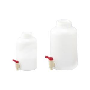 （まとめ）ポリ水道の栓付広口瓶 CP-10W 10L【×3書き割り】 試みの不可欠品 大静電容量 大型 可塑性物質保護すること入れもの ポリ水道の栓付広口瓶CP-10W 10L×3書き割り 試み物の具の耳あたらしいな標準尺度