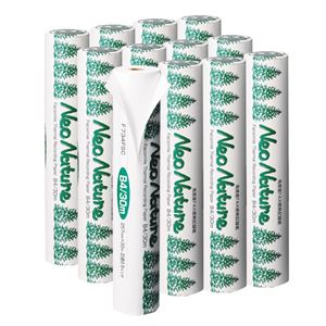 (まとめ) クリエイティア FSC認証感熱FAXロール紙 Neo Nature B4 幅257mm×長さ30m 芯内径0.5インチ 表発色 F734FSC 1本 【×10セット】 進化した感熱FAXロール紙 驚きの発色と高品質を実現 Neo Nature B4サイズ、幅257mm×長さ30m、芯内径0.5インチ FSC認証で環境にも優し