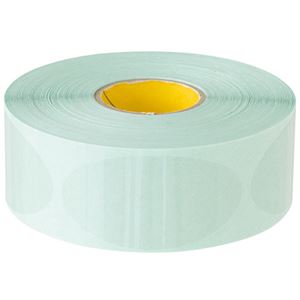 （まとめ） ヘッズ 透明ロールシール 50×26mm M-3RS 1パック（500枚） 【×4セット】 透明なロールシールで店舗のラッピングを効率的に ヘッズの50×26mmサイズ、1パック500枚×4セットでお得にGET