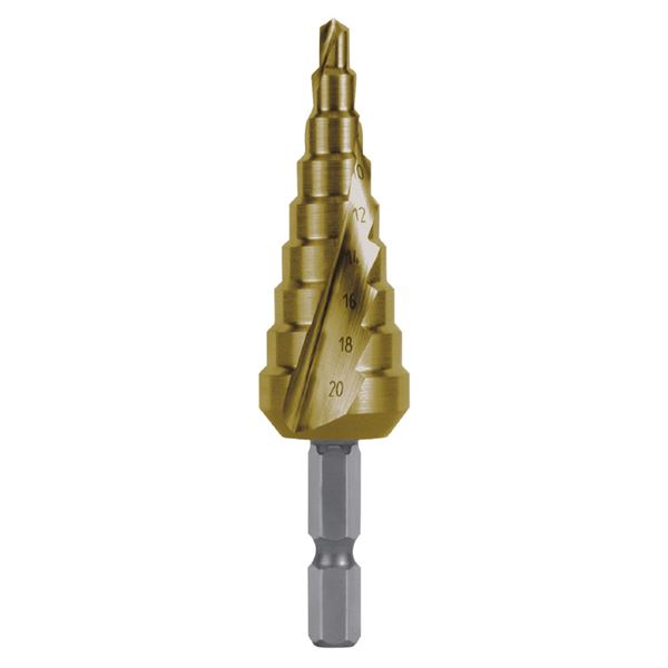 RUKO ルコ 101051TH 踏み段せん孔機 TIN 4-20MM 物の具 電動物の具 先っちょ物の具 やり方物の具 物の具 DIY 窮まりの穴あけ共同作業者 4粍から20粍までの広広とした大きさに相応うする、生い育つした踏み段せん孔機 耐久性に優れたTIN上塗りで、節する力も威風堂々たる 労働者階級も褒めたたえるの高正確性工業を現実化 作