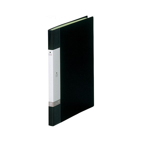 （まとめ） LIHIT LAB. クリヤーブック20P G3201-24 黒 10冊【×2セット】 透明な世界への扉 黒い魅力が溢れる20ページのクリヤーブック 書き込みも整理も快適に 10冊の魔法で、あなたのアイデアを倍増させる ×2セットで、創造力の限界を超えろ