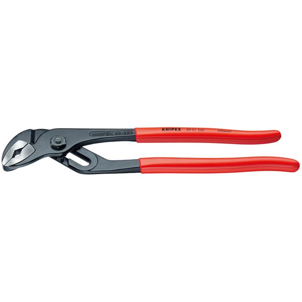 KNIPEX クニペックス 8901-250 ウォーターポンププライヤー SB 工具 ツール DIY 作業工具 道具 プライヤー ５段階で調節可能な口幅を持つ２枚合わせタイプのパワフルウォーターポンププライヤー あらゆる作業に対応し、確かな力強さでお手伝いします 頼れる相棒として、プ