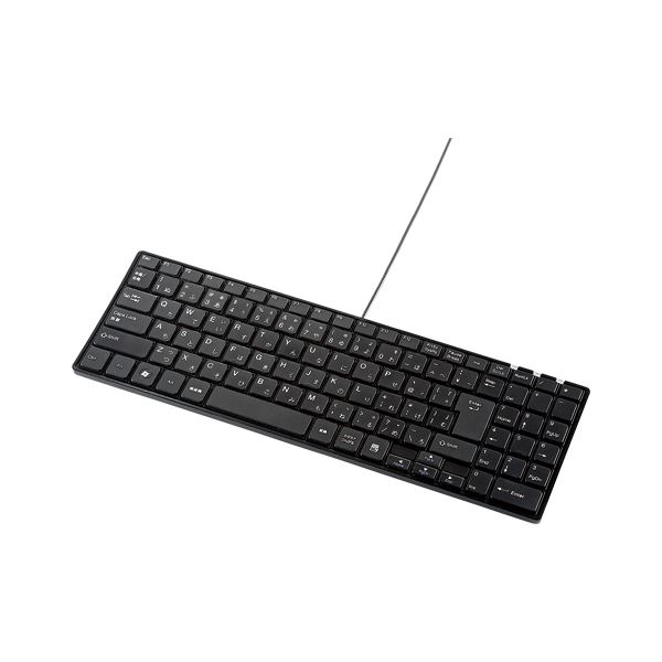 静音スリムキーボード SKB-SL19BK 静かでスリムなキーボードで、快適な入力体験を提供します 静音スリムタイプで、静かな環境や集中力を必要とするタスクに最適 薄型でスタイリッシュなデザインはデスクトップやラップトップにぴったり 静音スリムキーボードで快適なタイピ