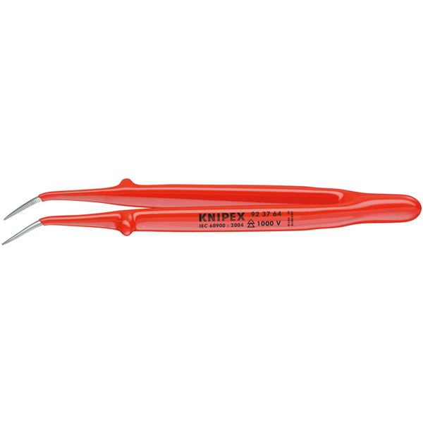 KNIPEX クニペックス 9237-64 絶縁精密ピンセット 150MM 工具 ツール DIY 作業工具 道具 ピンセット 高精度な組み立て作業に最適 絶縁加工済みの精密ピンセット150MM、あなたの作業効率を飛躍的に向上させます
