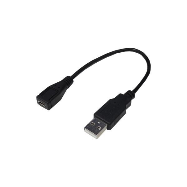 (まとめ)変換名人 USBケーブル 配線 20 A(オス) to micro(メス) USBAA/MCB20【×10セット】 パソコン PC を変換名人に 高速充電＆データ転送 USBケーブル 配線 20 A(オス) to micro(メス) USBAA/MCB20【×10セット】
