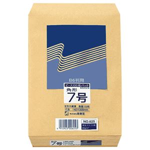 （まとめ） ピース R40再生紙クラフト封筒 角7 85g／m2 625 1パック（100枚） 【×10セット】 再生紙で作られたクラフト封筒、ピースR40 角7サイズで厚みも85g/m2 1パックには100枚入っています 10セットまとめ買い お徳用 でお得 ノート・ふせん・紙製品の必需品