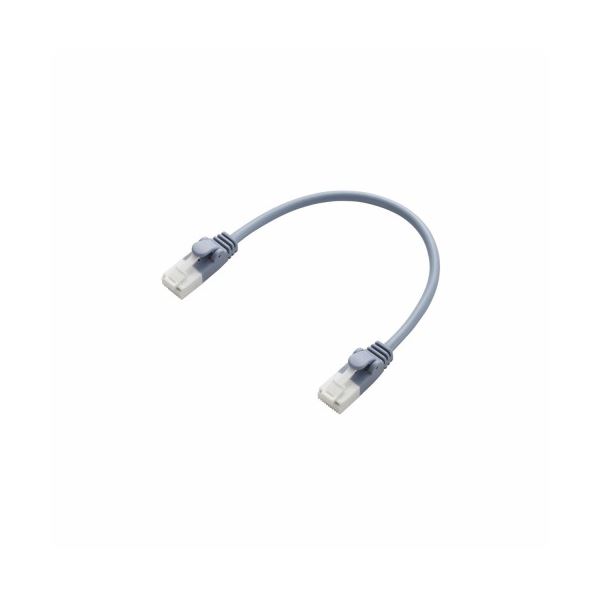 (まとめ) ツメ折れ防止やわらかLANケーブル 配線 Cat6準拠 LD-GPYT/BU015【×10セット】 ネットワーク接続を安定させる パソコン周辺機器の進化形LANケーブル ツメ折れ防止で長持ち 柔軟性抜群のCat6準拠ケーブル エレコムが自信を持ってお届けする、LANケーブルの決定版