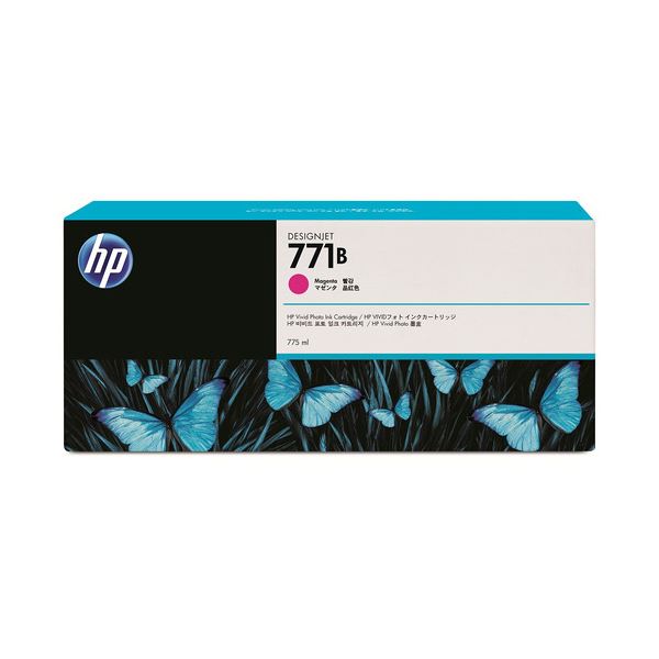 （まとめ） HP771B インキ薬莢 マゼンタ 775ml 絵の具系 B6Y01A 1個 【×3仕掛ける】 晴れ晴れしいな色取りを極める 高特性インキの真諦 不思議なことの775ml 絵の具系マゼンタインクカートリッジ 3仕掛けるでお得