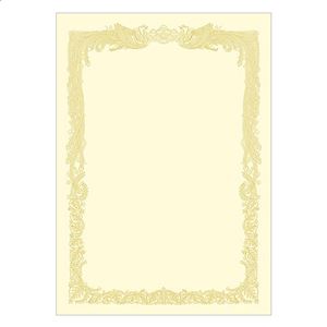 （まとめ） タカ印 OA賞状用紙 クリーム A4 ヨコ書用 10-1068 1冊（10枚） 【×10セット】 典礼にふさわしい賞状用紙 タカ印のOA賞状用紙が進化 クリーム色のA4サイズ、ヨコ書きタイプで使いやすさ抜群 1冊に10枚、まとめてお得な10セット プレゼンテーションや表彰式に最