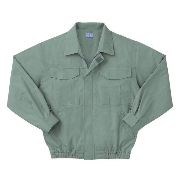 KU90550 空調服 R 綿薄手 長袖ブルゾン 服のみ モスグリーン XLサイズ 緑 超吸水 快適な作業服 最新空調技術搭載 軽くて通気性抜群 綿100％の薄手長袖ブルゾン モスグリーンのXLサイズ 緑