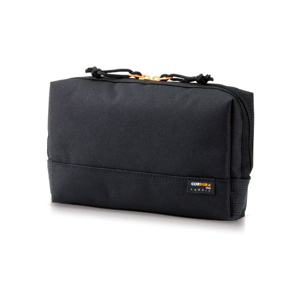 （まとめ） ガジェットポーチ／CORDURA（R）1000D／黒いこと BMA-CDGP01BK 【×2仕掛ける】 黒 止ん事無い耐久性 手ごわい なCORDURA(R)1000Dナイロンで、擦り切れるや引き裂き、すり欠けらに対して手ごわいなガジェットポーチ／黒いこと 耐久性に優れ、長く愛用できる個条 黒