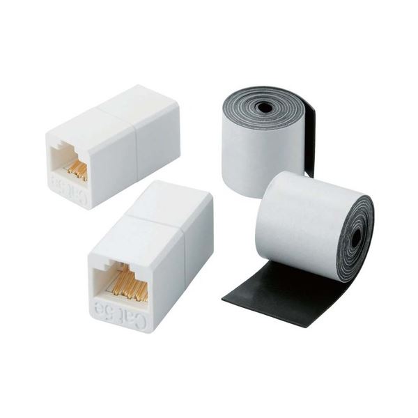 (まとめ) 屋外用コンパクトRJ45中継コネクタ(Cat5E) カテゴリー5E用 LD-VAPFR/RJ45WP 1セット(2個) 【×2セット】 屋外でも安心 高速通信を実現するコンパクトRJ45中継コネクタ ネットワーク・通信機器の必需品 カテゴリー5E対応 エレコムの信頼と品質をお届け 1セ